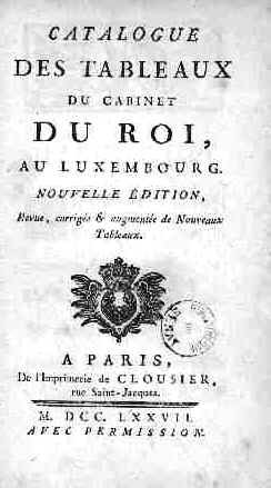 Catalogue 1777