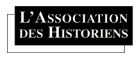 Logo de l'Association des historiens - Ouverture dans une nouvelle fenêtre
