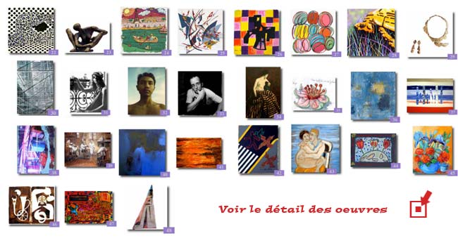 Illustration : Tableaux s�lectionn�s par les artistes