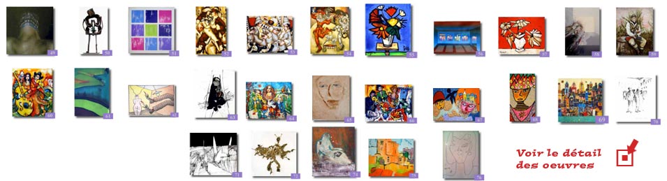 Illustration : Tableaux offerts par les donateurs
