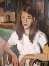 Illustration : La jeune fille au fauteuil, 1965 � B�n�dicte Courvallet