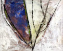 Illustration :Carnets d'hiver,Fusain, huile et pigments sur toile-100 x 81 cm-2006-2007� area