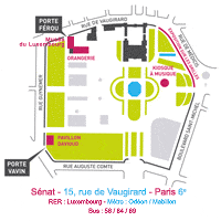 Plan du Jardin du Luxembourg