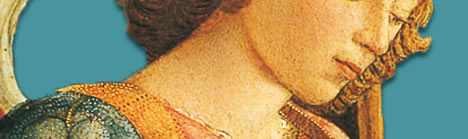 Filippo Lippi avec la collaboration de Domenico di Zanobi - La Nativit� avec saint Georges et saint Vincent Ferrer Museo Civico, Prato � Archivio Museo Civico di Prato