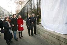 illustration : photos de du dévoilement de la photo d'Ingrid Betancourt ©sénat