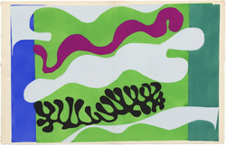 Illustration : H. Matisse - Jazz, planche XVIII, Le lagon II, 1947 Archives Matisse © Succession H. Matisse