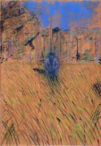 Illustration : Francis Bacon, 1909-1992 Etude de silhouette dans un paysage, 1952 Collection Phillips, Washington, D.C. © The Estate of Francis Bacon/ ADAGP Paris, 2005 