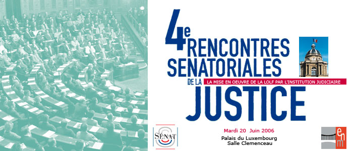 Illustration : 4e rencontres sénatoriales de la justice