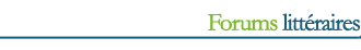 Forums litt�raires