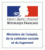 Illustration : logo du ministère de l'emploi, de la cohésion sociale et du logement