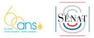Logos : Sénat et 60e anniversaire du SMA