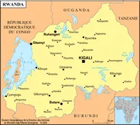 Carte du Rwanda