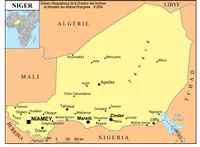 Carte du Niger