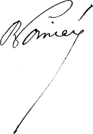 Signature de Raymond Poincaré