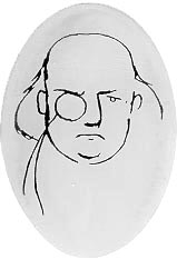 Caricature de Leconte de Lisle