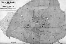 Plan de Paris en 1859