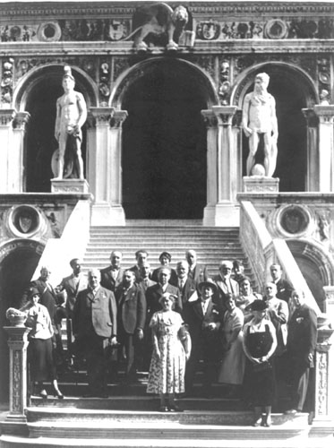 Societe des Amis du President Gaston Monnerville - delegation_italie_1933 - photo Amadeo Prayer