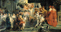 Le couronnement de la Reine à l'abbaye de Saint-Denis, le 13 mai 1610(Petrus-Paulus Rubens)©Musée du Louvre/A.Dequier