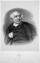 Pierre-Antoine BERRYER (1790-1868). Portrait extrait du Panthéon des illustrations françaises au XIXème siècle, par Victor Frond (1869).