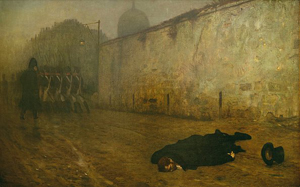 La mort du maréchal Ney par Jean-Léon Gérôme (1868), domaine public, via Wikimedia Commons