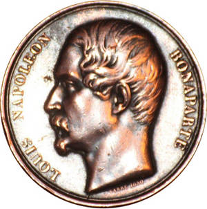 Avers médaille Louis Napoléon BONAPARTE