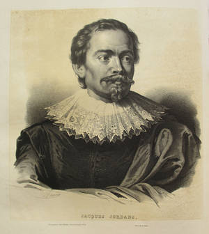 Portrait de Jacques Jordaens (dans Galerie des peintres, volume II, de Jean-Claude Chabert, s.d.)