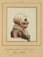 Charles-Henri DAMBRAY (1760-1829). Portrait extrait de l'Album de MM. les Pairs de France, par le comte de Noë.