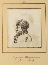Jean-Denis LANJUINAIS (1753-1827). Portrait extrait de l'Album de MM. les Pairs de France, par le comte de Noë.