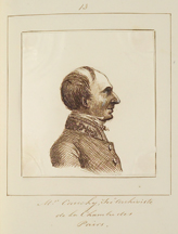 Louis-François CAUCHY (1760-1848). Portrait extrait de l'Album de MM. les Pairs de France, par le comte de Noë.