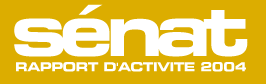 Logo : S&eacute;nat rapport d'activit&eacute; 2004"