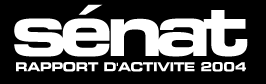 Logo : S&eacute;nat rapport d'activit&eacute; 2004"