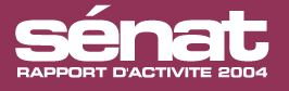Logo : Sénat rapport d'activité 2004"
