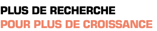 Titre : Plus de recherche pour plus de croissance