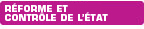 Reforme et Contr�le de l'Etat