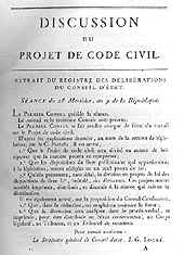 Dicussion du Code civil