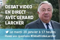 Débat en direct avec G. Larcher