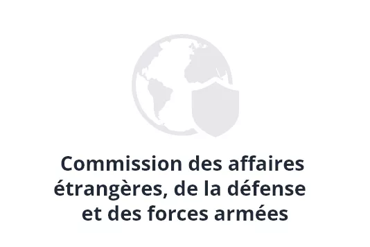 Commission des affaires etrangères, de la défense et des forces armées