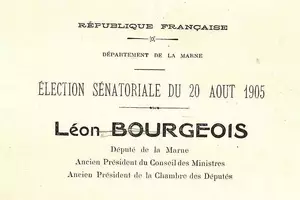 Élections sénatoriales, département de la Marne, août 1905 - Bulletins de vote caviardés.  Archives du Sénat 66 S 102