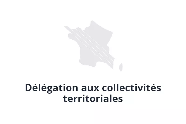 Délégation aux collectivités territoriales