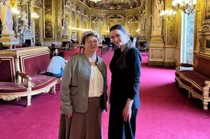 Mme Nadia SOLLOGOUB, Présidente du groupe interparlementaire d’amitié France – Ukraine, et Mme Anna ISHCHENKO, conseillère à la Rada d’Ukraine