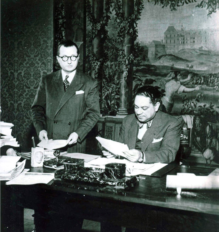 Gaston Monnerville, President du Conseil de la République
