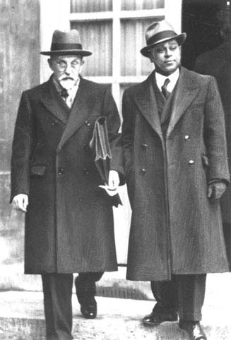 GASTON MONNERVILLE ET M. STEEG, CABINET CHAUTEMPS