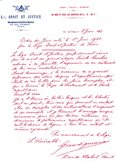 Messages de condoléances. Archives municipales de Pons.