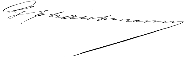 Signature du Baron Haussmann