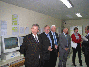 Visite du centre informatique Shengen 
