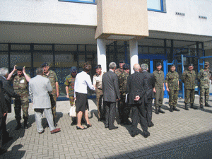 Visite à l'Eurocorps 