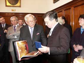 M. Christian Poncelet et le Bailiff de Jersey