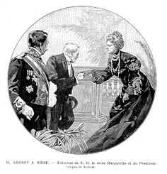 Entrevue avec sa Majesté la Reine Marguerite