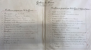  Lettre de Alphonse Henri Guy de GISORS adressée au grand référendaire du Sénat, 20 janvier 1854
