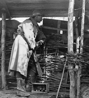 ECPAD - SPA 10 W 585 - Pfetterhausen - poste d'écoute du Largin sud. - 16/02/1917 - Ridel, Jacques